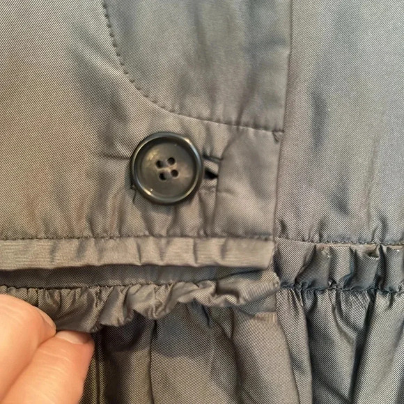 Miu Miu Made in Italy Women’s Slate Gray Windbreaker Jacket size 40 - Picture 6 of 16